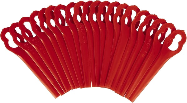 20-pak trimmerknive til GARDENA akku græstrimmer Red GARDENA BG-CT 18 Li/RG-CT 18/1 Li/GE-CT 18 Li.