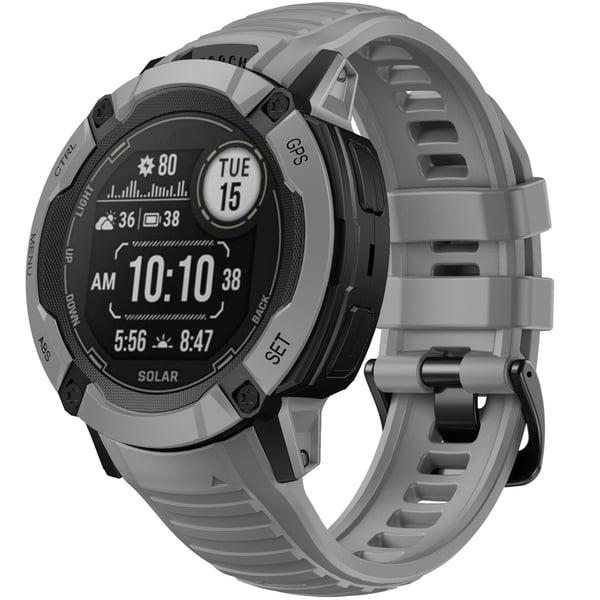 Klockarmband i Silikon för Garmin Instinct 2X - 26mm Grey