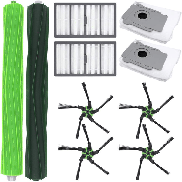 8-pak støvsuger tilbehørssæt til iRobot Roomba S9 (9150), S9 plus (9550) MultiColor iRobot Roomba S9 (9150)/S9+/S9 Plus (9250)