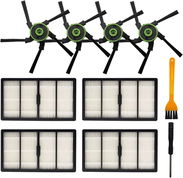 10-pak støvsuger tilbehørssæt til iRobot Roomba S9 (9150), s9 plus (9550) MultiColor iRobot Roomba S9 (9150)/S9+/S9 Plus (9250)