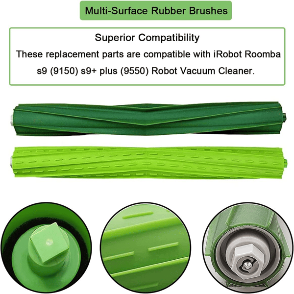18-pak støvsuger tilbehørssæt til iRobot Roomba S9 (9150) MultiColor