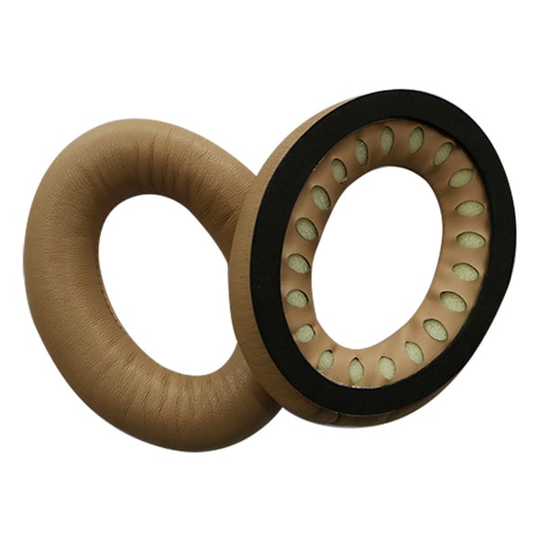 Øreputer for Bose QC35 Ekte skinn Khaki