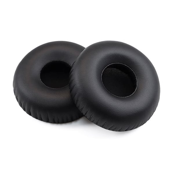 Øreputer i PU-proteinskinn for Beats Solo-hodetelefoner Black