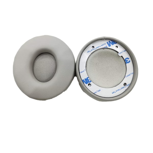 1 par øreputer i PU-proteinskinn for Beats Solo Pro White