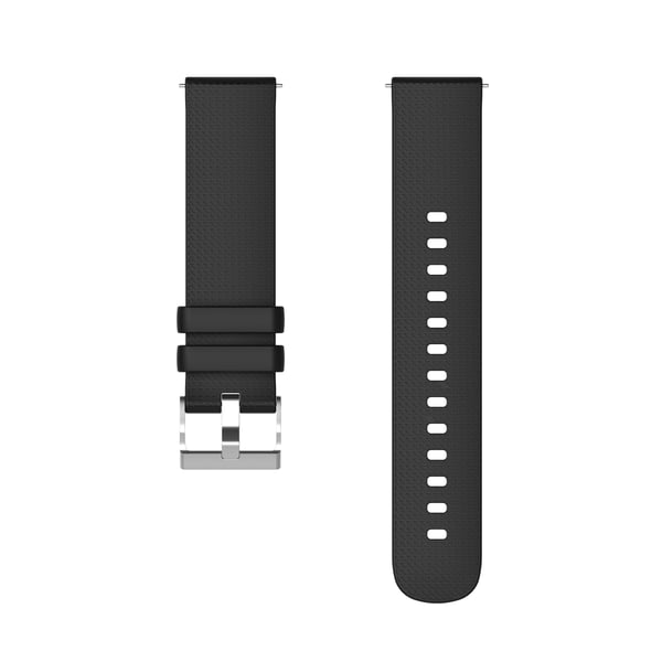 Urrem 20 mm til Garmin, Samsung, Huawei, Amazfit Black