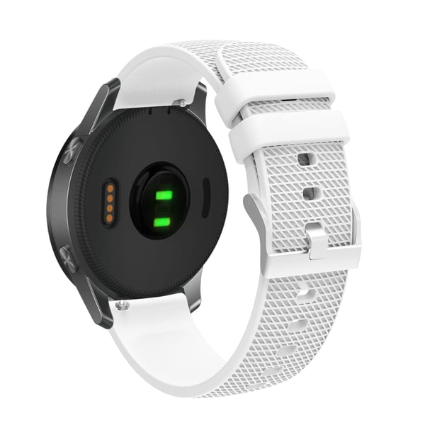 Silikonklokkerem for Garmin Vivoactive 4 18mm White