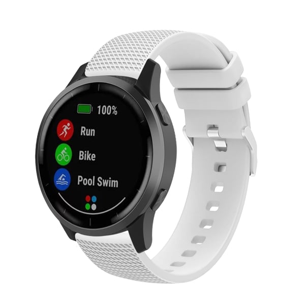 Kellon ranneke 20 mm Garmin, Samsung, Huawei, Amazfit White