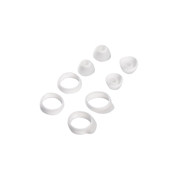 4 paria silikonisia korvatulppia Samsung Galaxy Buds SM-R170:lle White