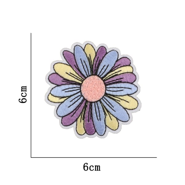 18 strygeplastre / applikationer til tøj MultiColor