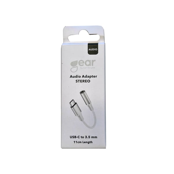 Adapter Audio USB-C till 3,5 mm Stereo Vit