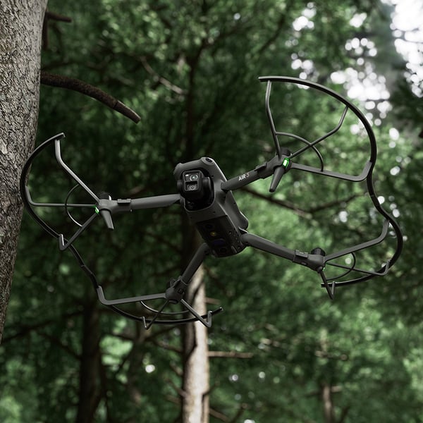 4-pakke anti-kollisjonspropellbeskytter for kompatibel med DJI AIR 3 Grey