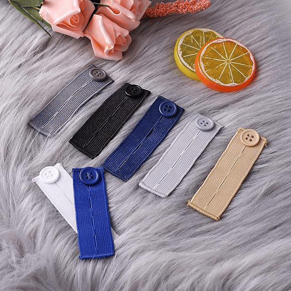 Elastisk Midjebandsförlängare med Hål, 12-pack 12-Pack