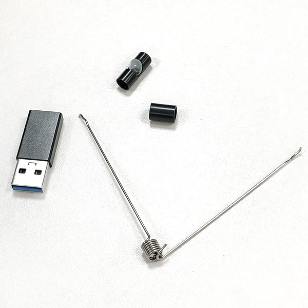 Type-C Endoskop IP67 Vandtæt til Android Windows-enhed Black 3.5m