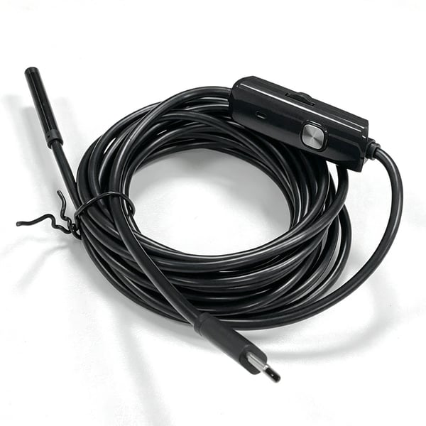 Type-C Endoskop IP67 Vandtæt til Android Windows-enhed Black 3.5m