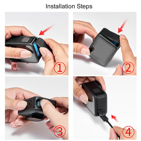 Suojakuori latauspistorasialle GoPro HERO10 / HERO9 Black