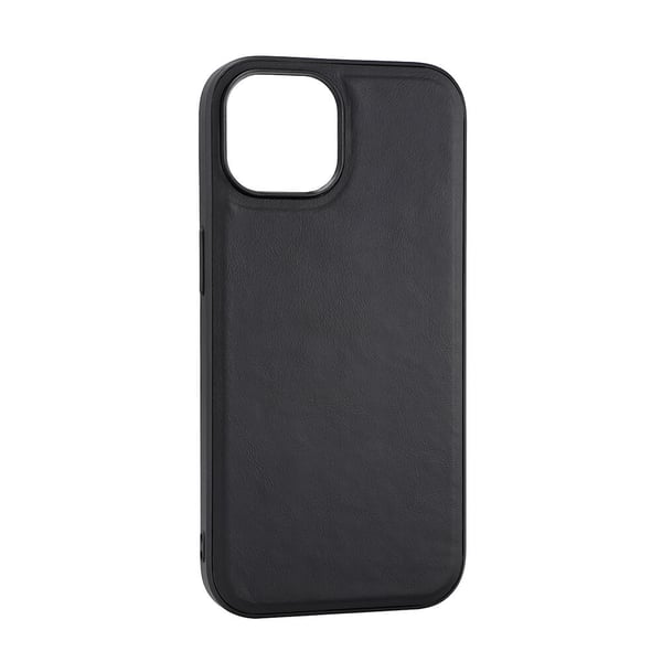 Mobildeksel Lær MagSeries Svart - iPhone 15