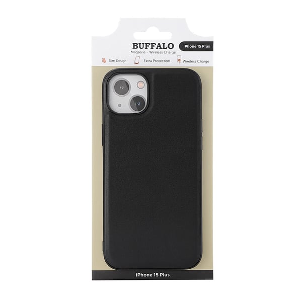 Mobildeksel PU MagSeries Svart - iPhone 15 Plus