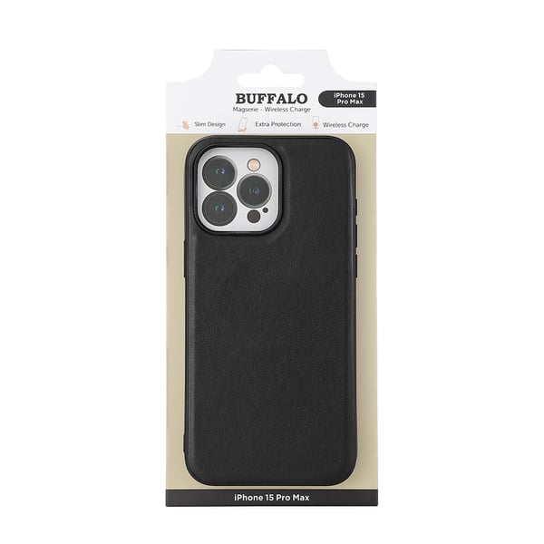 Mobilcover PU MagSeries Sort - iPhone 15 Pro Max