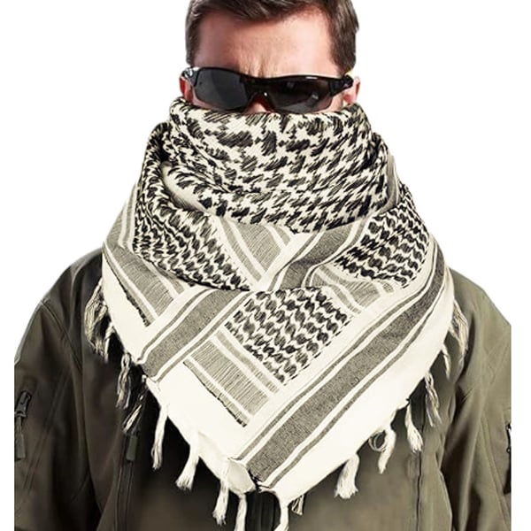Keffiyeh taktisk ørken tørklæde, arabisk tørklæde wrap Sand