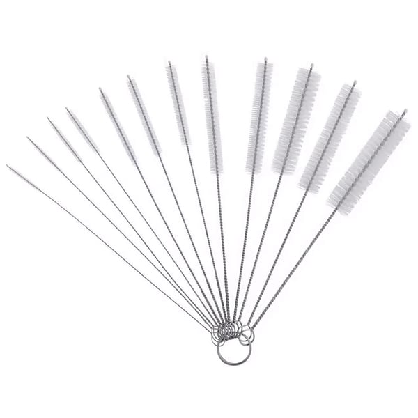 12-pack multifunksjonelle rengjøringsbørster White