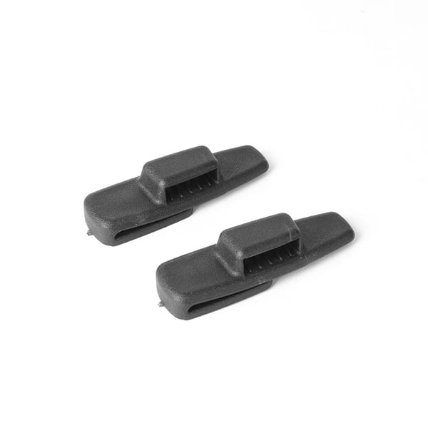 1 par bilbältesspänne Stabilisatorer Stötdämpande ljudreducering Black