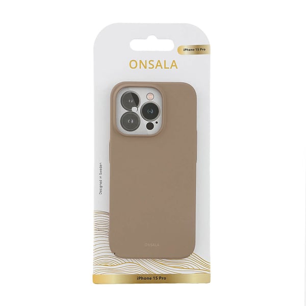 Mobilskal Ultraslim Sand Burst Beige - iPhone 15 Pro