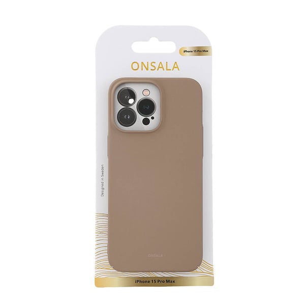 Mobildeksel Ultraslim Sand Burst Beige - iPhone 15 Pro Max
