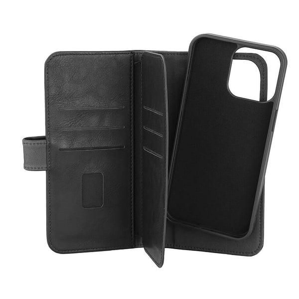 Mobilcover 2i1 MagSerie 7 kort iPhone 15 Pro Max Sort
