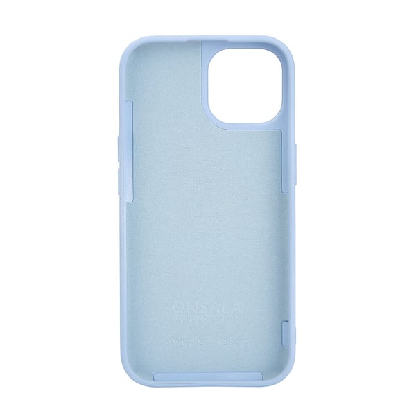Mobilcover Silk Touch Recycled MagSerie iPhone15 Light Blue