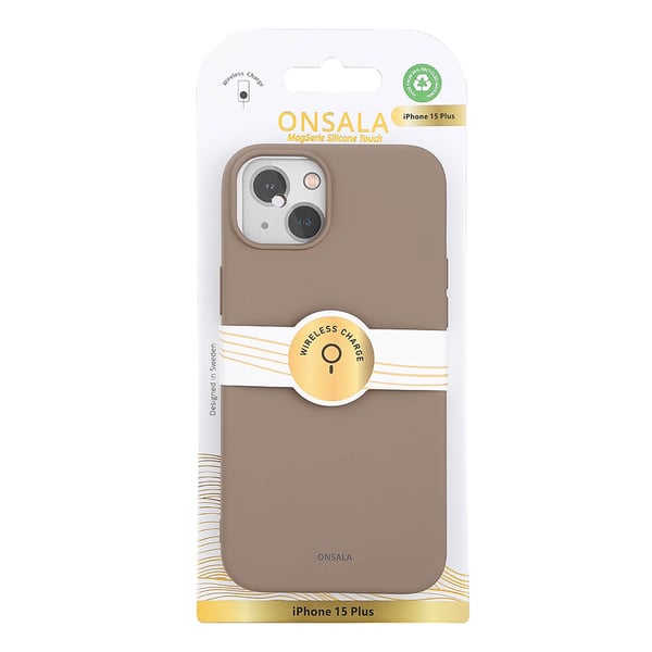 Back Sil Touch Recycled MagSerie iPhone 15 Plus Summer Sand