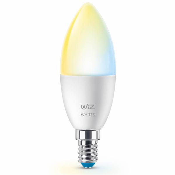 WiFi Smart LED E14 Krone 40W Varm-kald hvit 470 lm 3 pak