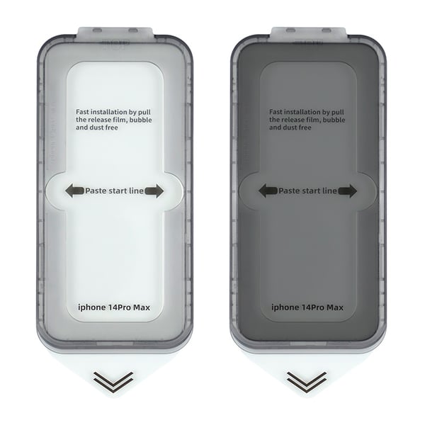 2 Pack HD-skjermfilm eksplosjonssikker støvtett anti-ripe for iPhone Transparent iPhone 14 Pro 14.5 x 7.5 x 0.3 cm