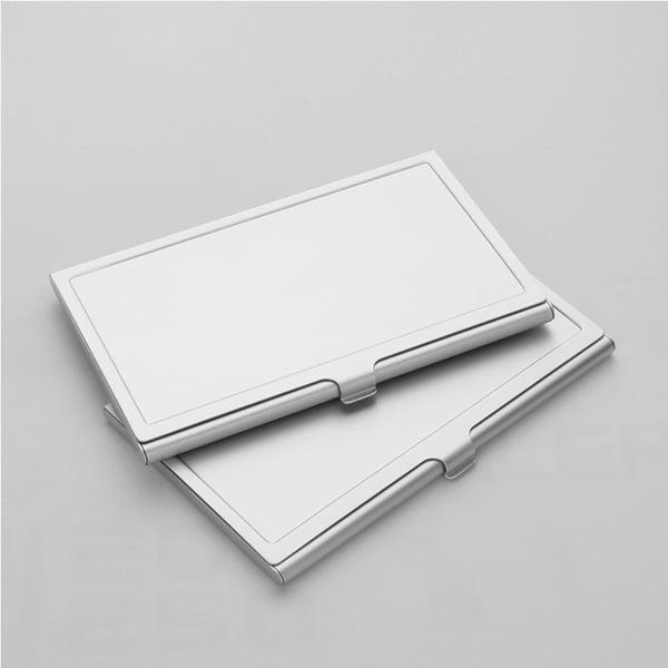 Elegant sigarettetui - Fuktsikkert etui i rustfritt stål Silver