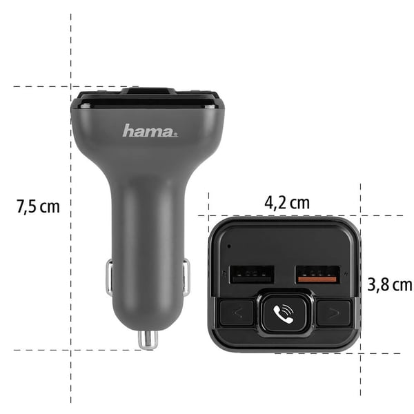 FM-transmitter Bluetooth Håndfri