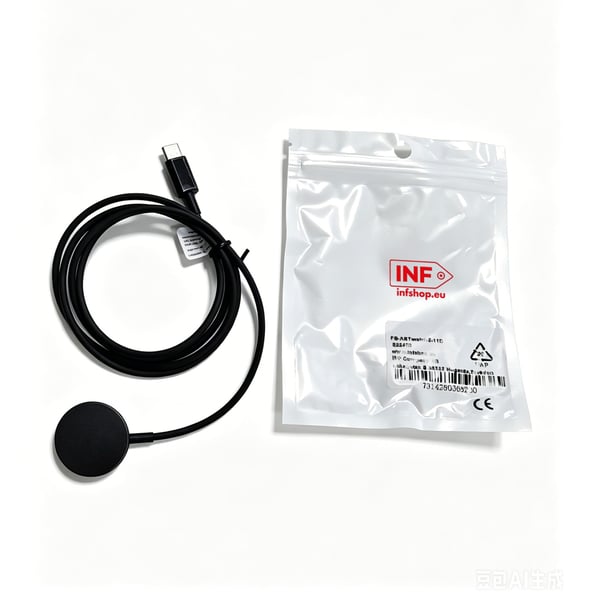 Lader (USB-C) til Samsung Galaxy Watch 3/4/5/6/7, Active 1/2 Black