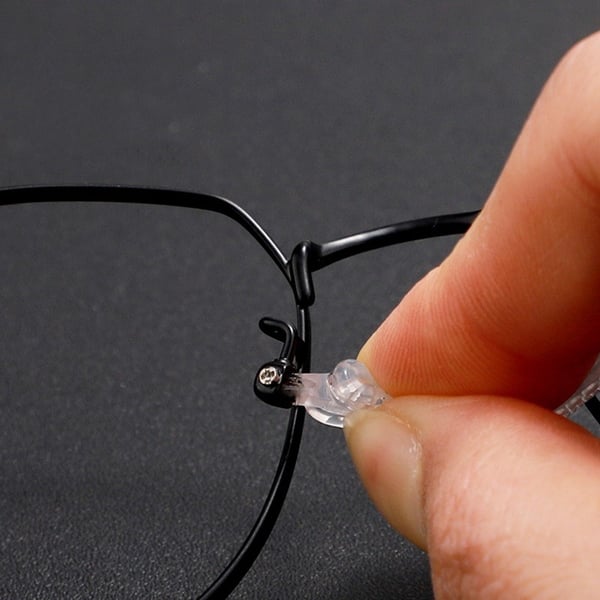 20 par silikon antiskli neseputer for briller Transparent WZ-01