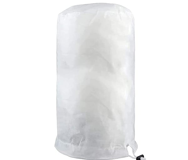 Anti-frost betræk plantebeskyttelse med lynlås og snøre White 120 cm / 180 cm