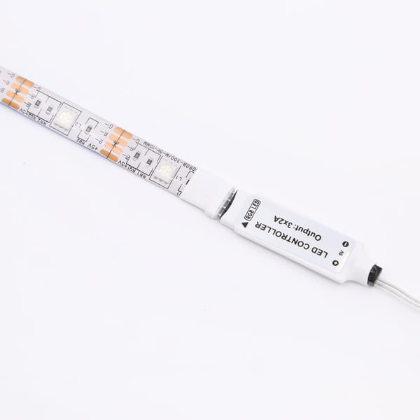 Lyslist med fjernkontroll LED RGB 2 m IP65
