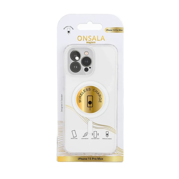 Mobilcover MagSeries Transparent - iPhone 15 Pro Max
