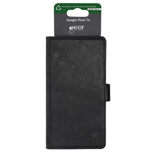 Mobilcover Classic Genanvendt 3 kort Google Pixel 7a Sort