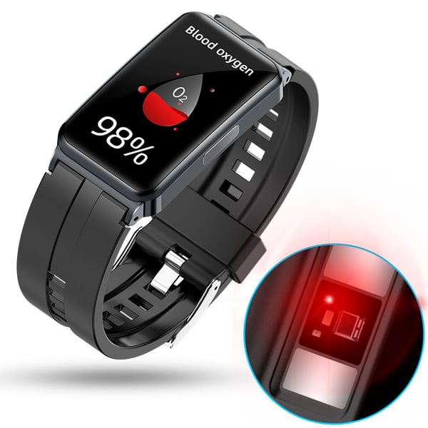 Smartklokke med EKG/HRV, puls, ulike sportsmoduser White