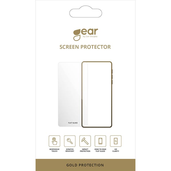 Skjermbeskytter 2.5D Gold Case Friendly - iPhone 15 Plus/16 Plus