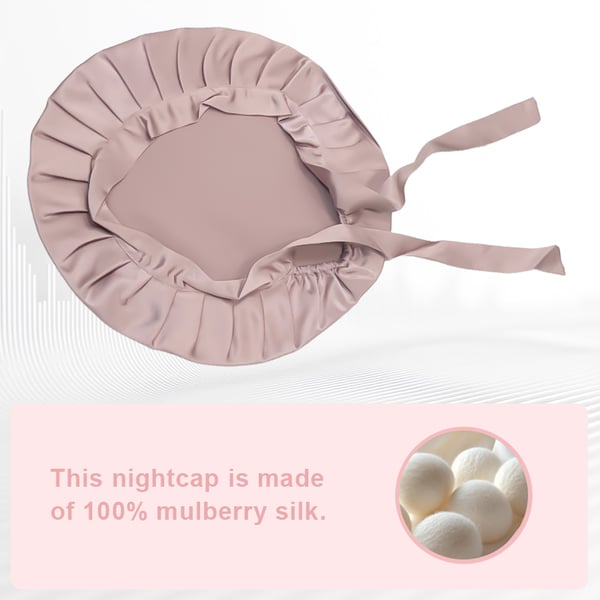 Hiuslakki Mulberry silkkiä Pink
