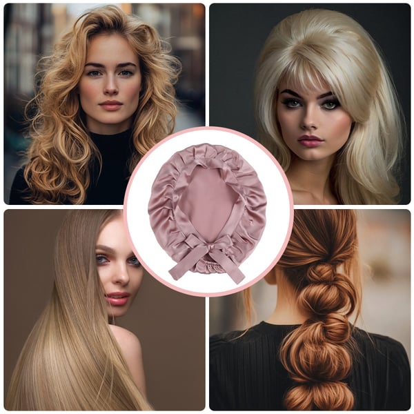 Hiuslakki Mulberry silkkiä Pink