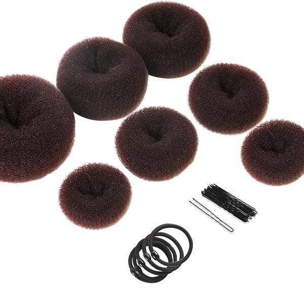 32-pack munk-håraccessoarer Brown