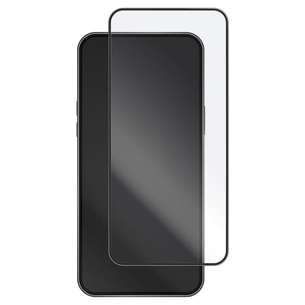 Skjermbeskyttelse 3D Platinum Buet Glass Svart Ramme - iPhone 15 Plus/16 Plus