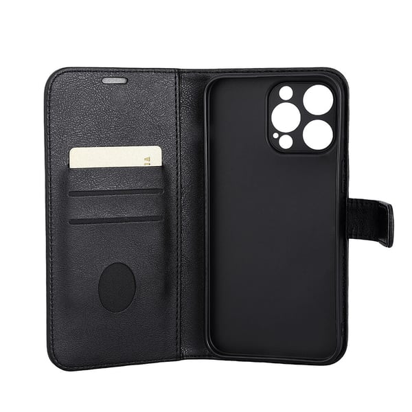 Mobilcover Strålningsbeskyttelse PU MagS RFID Sort - iPhone 15 Pro Max