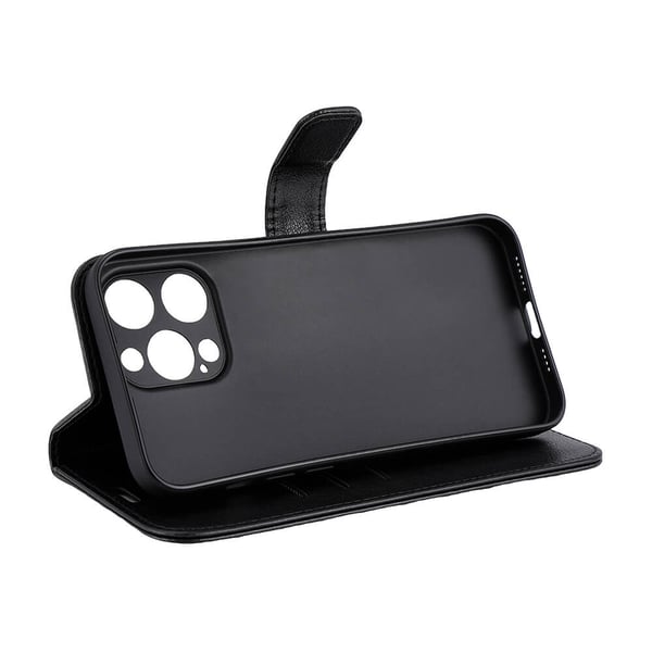 Mobilcover Strålningsbeskyttelse PU MagS RFID Sort - iPhone 15 Pro Max
