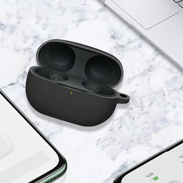 Bluetooth-øretelefoner ridsefast etui til Sony WF-1000XM5 Black