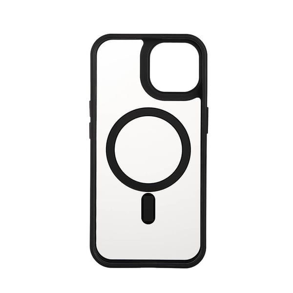 Mobildeksel Bumper MagSeries Black & Clear - iPhone 13/14/15